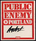 Public Enemy _RARE ORIGINAL 1990 Tour Civic Auditorium Portland Backstage Pass