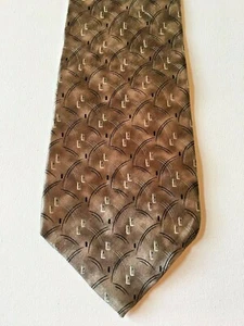 Pierre Cardin Embassy Row Silk Tie Bronze Champagne "LL" 59" x 4" NEW Made in US - Picture 1 of 8