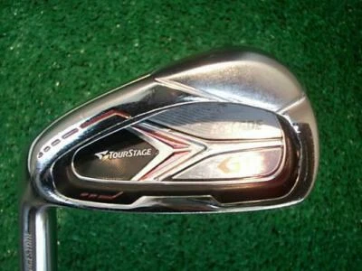 LEFT-HANDED BRIDGESTONE TOUR STAGE X-BLADE GR 2012 6PC R-FLEX IRONS SET GOLF - Image 1 of 4