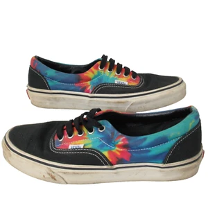 Zapatillas Vans Tie Dye Negras Patinador Parte Superior Baja Con Cordones Lona Talla 8.5 Mujeres 7 Hombres - Imagen 1 de 11