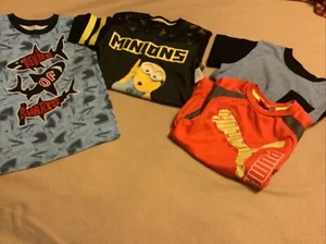 Boys’ tee shirt lot of 4; size 5 - Picture 1 of 9
