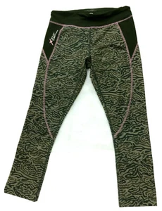 XDS by Daily Sports sportliche 7/8-Länge hohe Taille Camouflage grüne Leggings Größe M - Bild 1 von 5