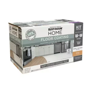 Rust-Oleum Ultra White Floor Base Coating Kit 1 Qt Matte Clear Finish - Picture 1 of 13