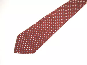 Saks Fifth Avenue Herren-Krawatte rot geometrisch breit 100 % Seide 58 - Bild 1 von 4