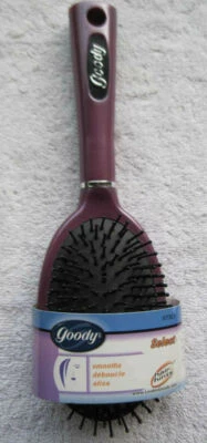 Cepillo de pelo corto de longitud media Goody Select Smoothes Cushion 2000 plástico brillante Foto 1 de 4