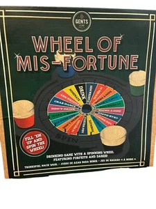 WHEEL of MIS-FORTUNE Drinking Game The Gents Club NEW sealed Gag Gift Party - Picture 1 of 3