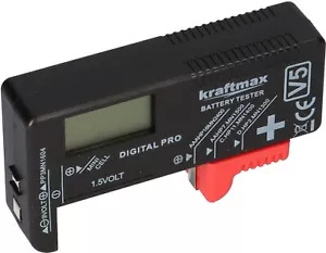 LCD Akku- und Batterietester für Batterien und Akkus AAA AA C D und 9V - Bild 1 von 8