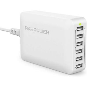 6-PORT USB WALL Charger, 60W