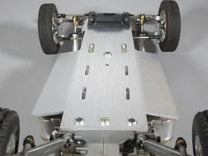 New Aluminum Chassis Bottom Plate Tamiya 1/10 RC Super Champ Buggy Sand Scorcher - Picture 1 of 3