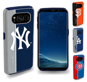 Funda protectora oficial de poliuretano termoplástico de doble capa de MLB a prueba de golpes para Samsung Galaxy S8 y Plus - Imagen 1 de 5