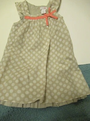 (H) Genuine Kids Girls 4t Polka Dot Dress  - Image 1 of 4