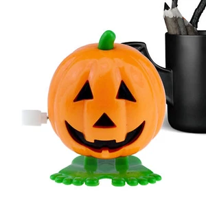 Halloween Clockwork Pumpkin Wind Up Kids Toy Party Loot Bag Fillers Gift - Picture 1 of 11