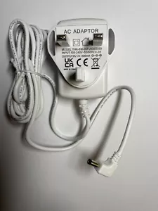 Cargador adaptador de CA-DC blanco de repuesto de 6 V para monitor de bebé Motorola EASE30 - Imagen 1 de 9