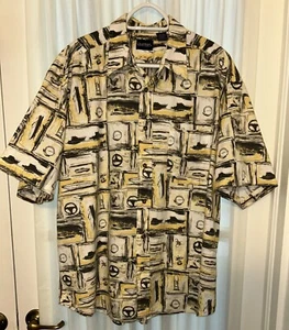 PURITAN 100% Cotton Men’s Hawaiian Shirt Sz XL - Picture 1 of 3