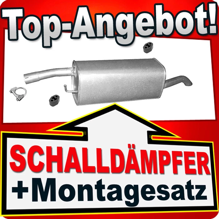 Silencieux d'échappement pour FORD FUSION 1.4 16V 80ch à partir de 06.2002 éc... - Photo 1/1