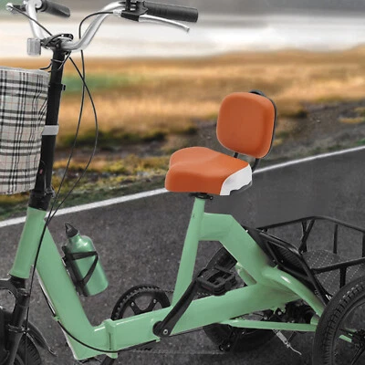 Asiento triciclo extra ancho con respaldo ajustable para mayor comodidad Foto 1 de 4