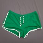 No Boundaries Shorts Womens 2Xl Xxl Sweats Athletic High Rise Knit Pull On Green