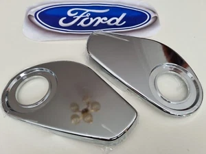 FORD XA GT CONCOURS CHROME BUCKET SEAT RECLINER SIDE COVER WINDER PAIR COUPE RPO - Picture 1 of 1