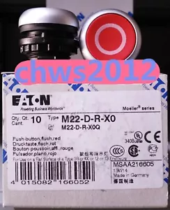 1 PCS NEW EATON MOELLER Self reset button head with logo M22-D-R-X0 - Picture 1 of 3