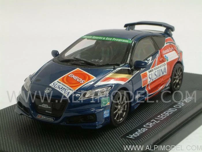 Honda CR-Z Legend Cup 2011 Blue with decals for N.36/55/100 1:43 EBBRO 44694 - Immagine 1 di 1
