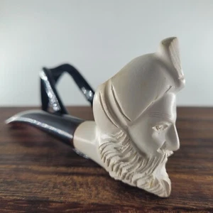 Sultan meerschaum pipe handcarved block meerschaum by CPW Pipe NO BOX #14 - Picture 1 of 9