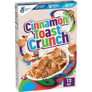Original Cinnamon Toast Crunch Breakfast Cereal 12 OZ Cereal Box - Picture 1 of 9