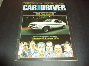 Car And Driver Jan 1975 Rolling Thunder: The Original Pontiac GTO ID:43909 - Picture 1 of 3