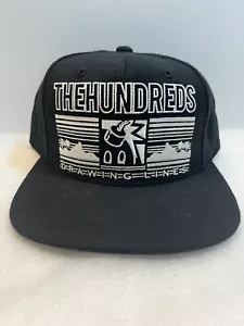 "Gorra The Hundreds Swish Snapback (púrpura) Bordada Frontal ""Líneas de Dibujo""" - Imagen 1 de 11