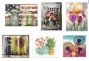 Full Drill DIY 5D Diamond Painting Embroidery Art Cross Stitch Kits Flora Flower - Picture 1 of 7