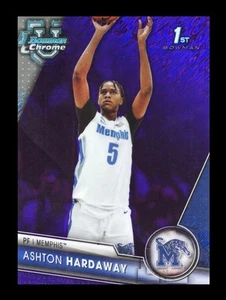 2023-24 #54 Ashton Hardaway Bowman Chrome University Purple Shimmer Refractors - Bild 1 von 3