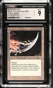 Dancing Scimitar, Arabian Nights Mtg. CGC 9 Mint! - Picture 1 of 2