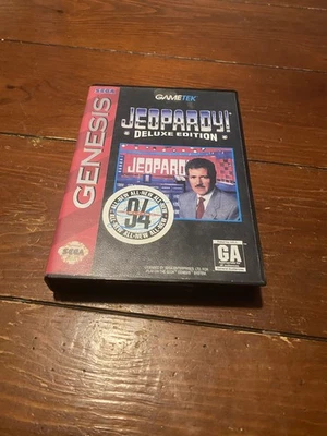 Jeopardy (Sega Genesis, 1992) -  (Open box) Tested - Image 1 of 3