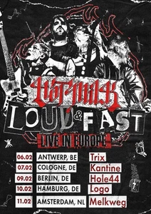 Hot Milk European Tour 2025 A3 A4 Print Poster Unframed - Bild 1 von 1
