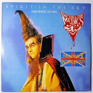 DOCTOR & THE MEDICS - SPIRIT IN THE SKY - MAXI SINGLE VINYL NM/EX IRS HOL 1986 - Picture 1 of 3