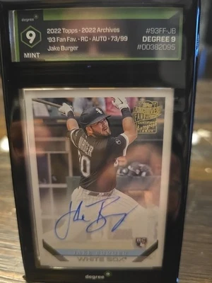 2022 Topps Archives - 1993 Fan Favorites Autographs Jake Burger - Image 1 of 2