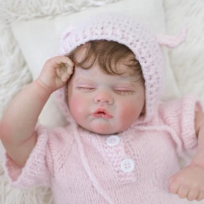 20" Reborn Baby Dolls Lifelike Full Body Vinyl Girl Toddler Realistic Lifelike - Bild 1 von 4