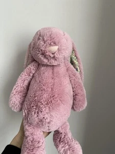 Jellycat Blossom Tulip pink Bunny Medium - RETIRED Brand New With Tags - Picture 1 of 4