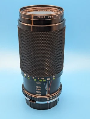 Vintage Soligor C/D 80-200mm f/4.5 MC Zoom Macro Lens Olympus OM Mount Cameras - Image 1 of 4