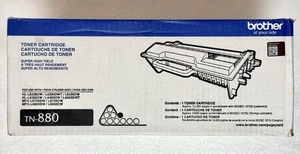 Original Brother TN880 schwarze Laser-Tonerkassette mit super hoher Kapazität - VERSIEGELT - Bild 1 von 7