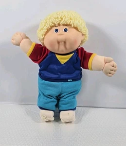 Muñeca vintage Cabbage Patch niños pequeños cabello rubio ojos azules 1987 - Imagen 1 de 8