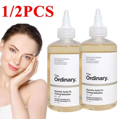 AS SHOW 240ml "THE*ORDINARY" Glycolic Acid 7% Toning Solution 1/2 pcs