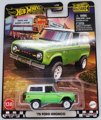 Ford Bronco 75 Hot Wheels Premeium Boulevard 2025 Foto 1 de 4