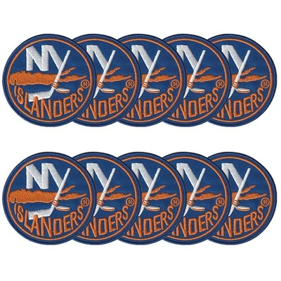 10 pcs New York Islanders Hockey Logo Size 3.0 in x 3.0 in Sew Iron On Patches - Image 1 of 4
