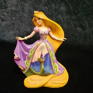 Jim Shore Disney Princesa Rapunzel Estatuilla Enredada Torre "Alturas Atrevidas" Usada en Excelente Condición - Imagen 1 de 14