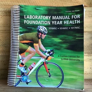 LABORATORY MANUAL for FOUNDATION YEAR HEALTH - SPIRAL BOOK GRIFFITH UNI - Bild 1 von 6