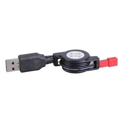 Retractable USB to JST Female Charging Cable for 3.7V Battery Accessories - Image 1 of 4