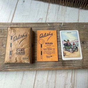 Vintage Belisha Card Game Pepys Series Castell Brothers 1930s Rummy Road Safety - Picture 1 of 16