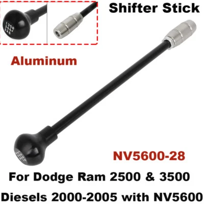 For 2000-2005 Dodge Ram 2500 & 3500 NV5600 Aluminum Shifter Stick Kit NV5600-28 Foto 1 de 4