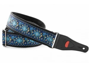 RightOn! Correa de guitarra Standard Plus Woodstock II azul - Imagen 1 de 5