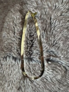 20” Gold Plated Herringbone Necklace  - Picture 1 of 2